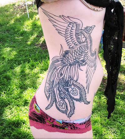 women tattoos phoenix tattoos