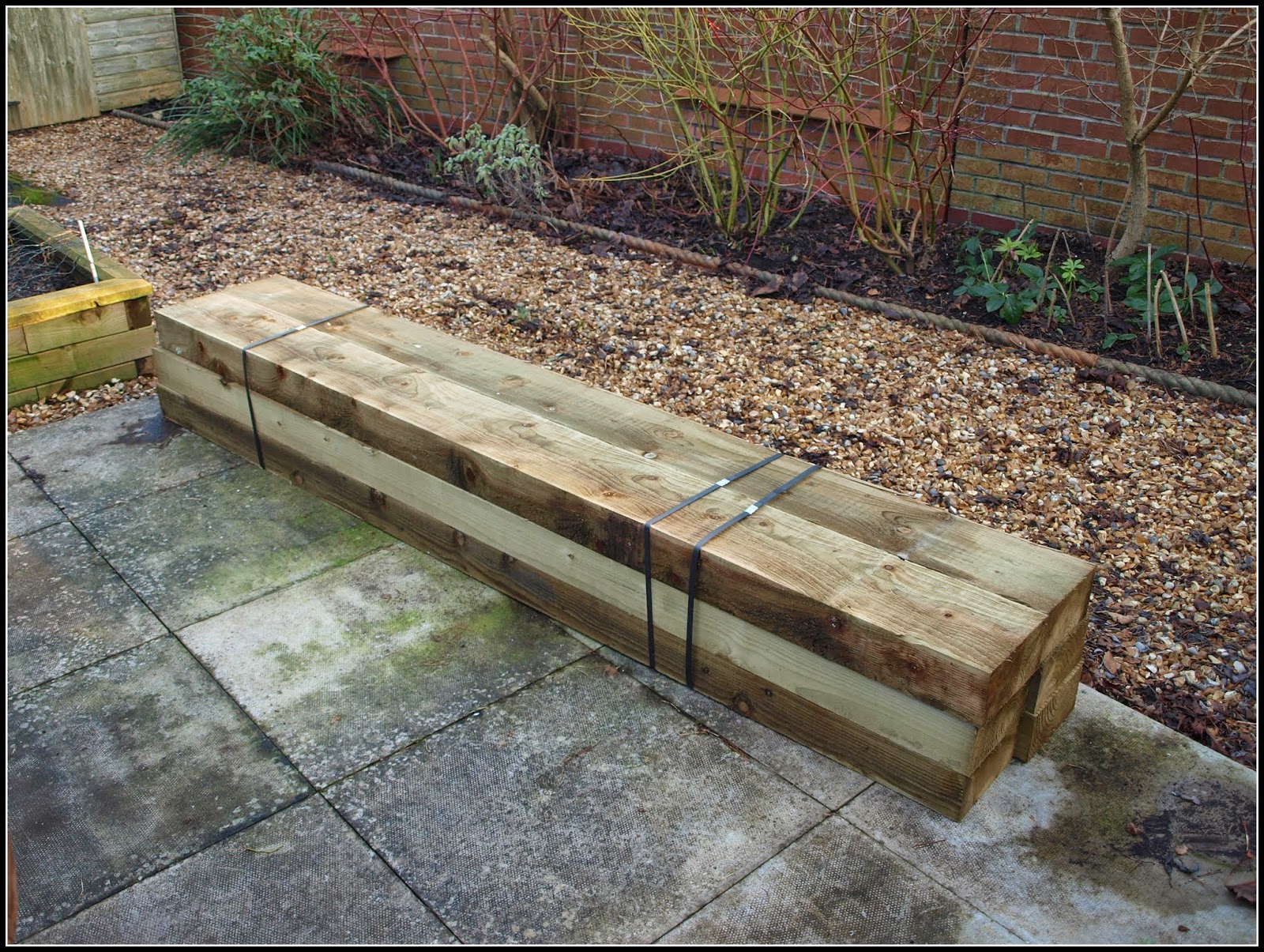 Mark's Veg Plot Sleepers