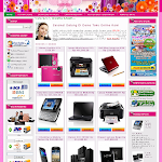 Pink Template - Template Toko Online Blogspot