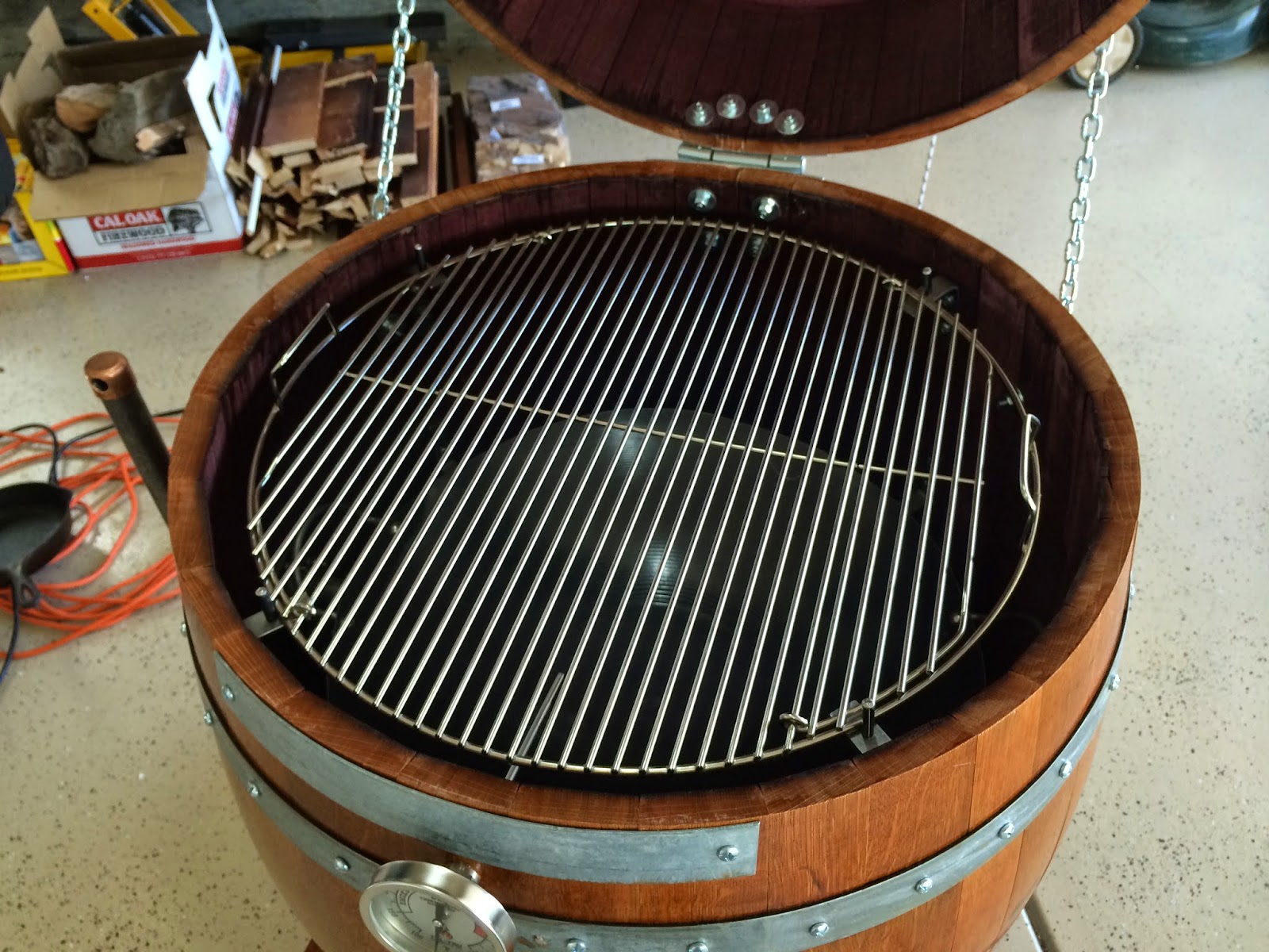 My Wine Barrel Smoker My Wine Barrel Smoker Build