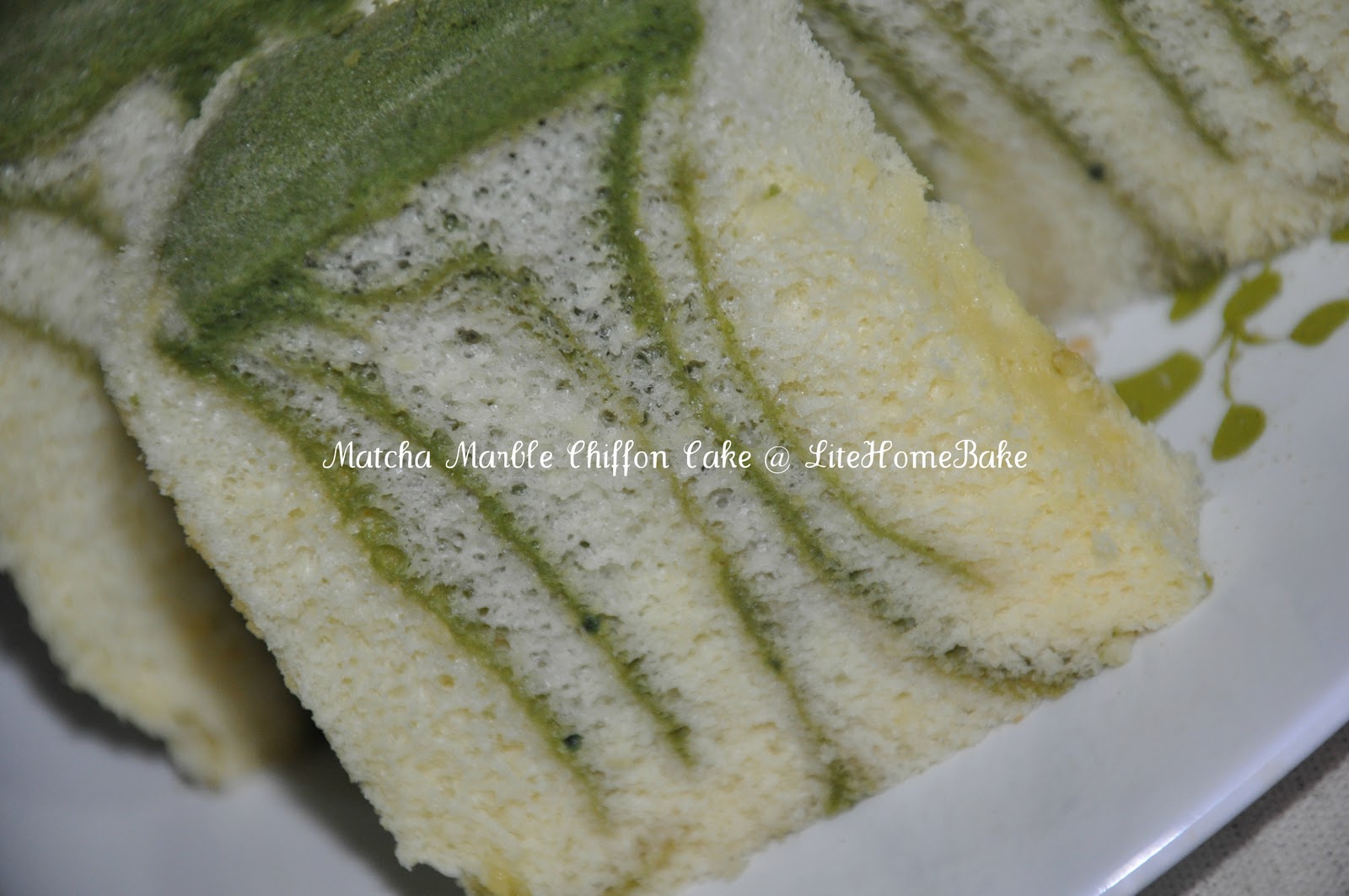 Matcha Marble Chiffon Cake Lite Home Bake Matcha Marble Chiffon Cake Lite Home Bake