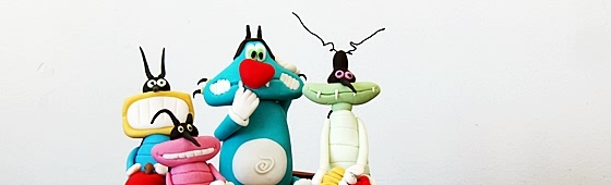 Header picture of Oggy And The Cockroaches cake