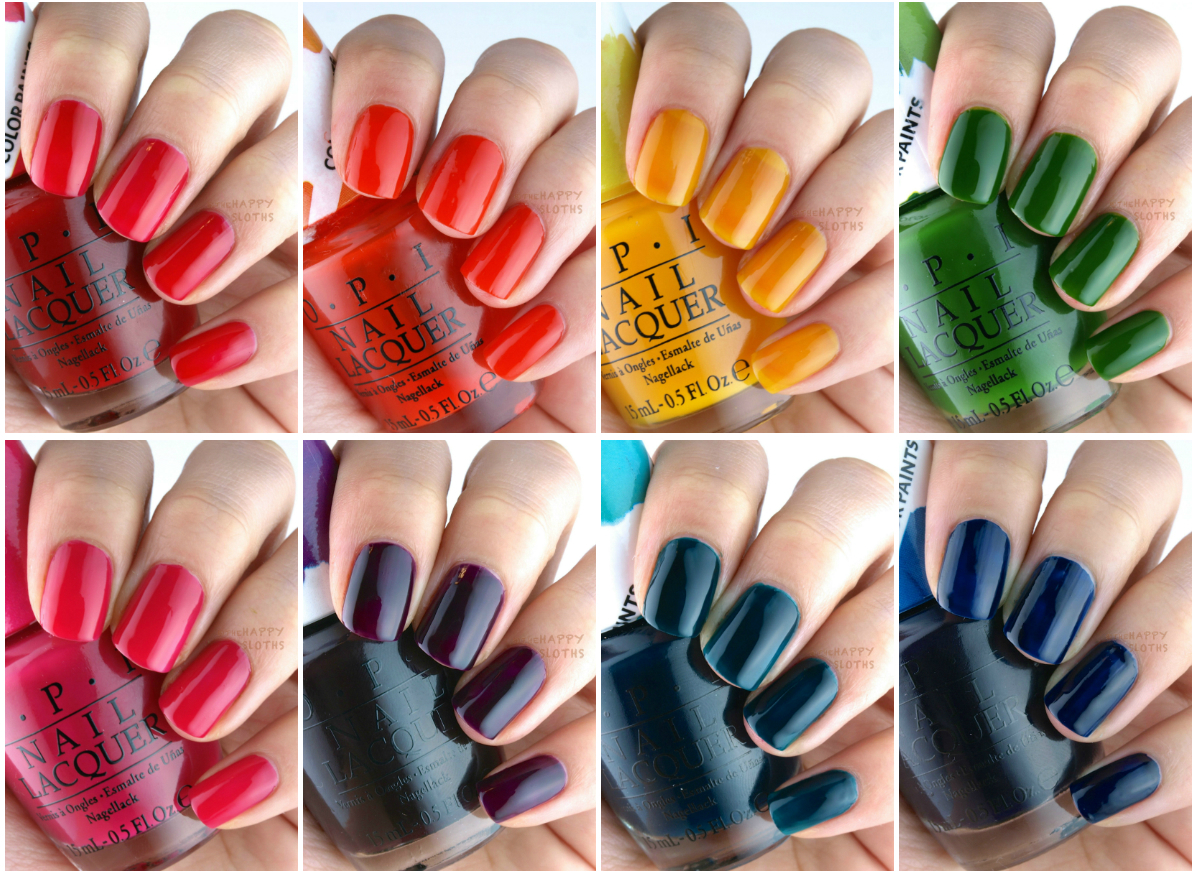 OPI Color Paints Blendable Nail Lacquer Collection: Review and Swatches
