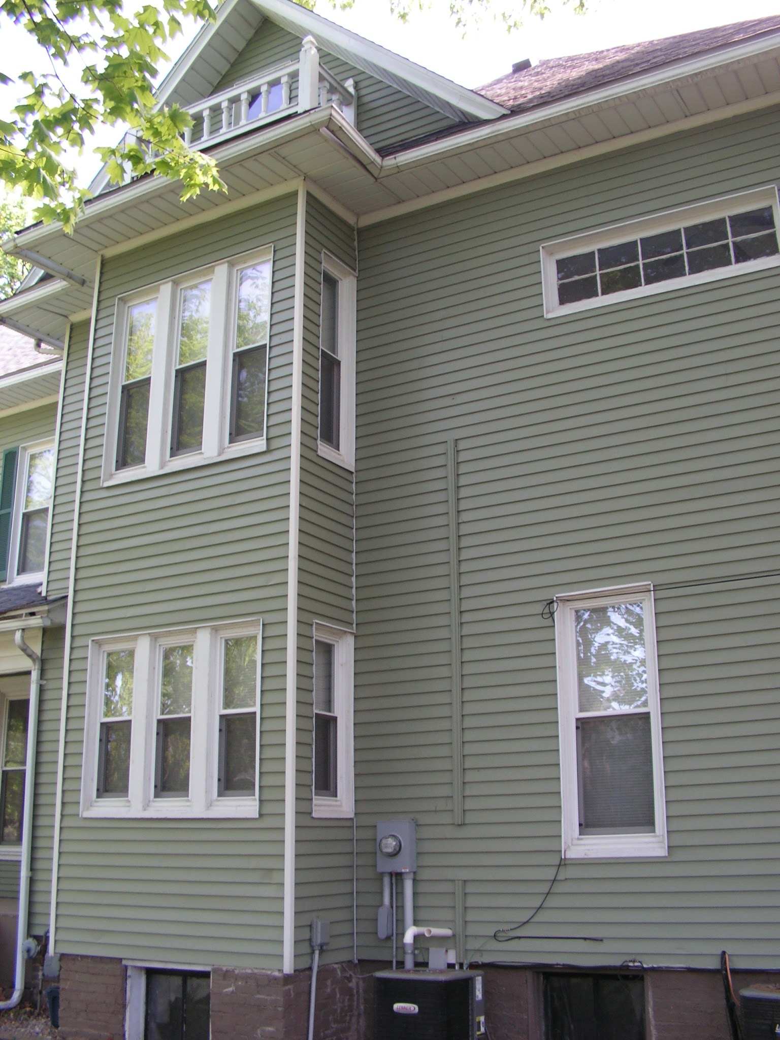 1900 Victorian Home Restoration Siding removal and restoration on the