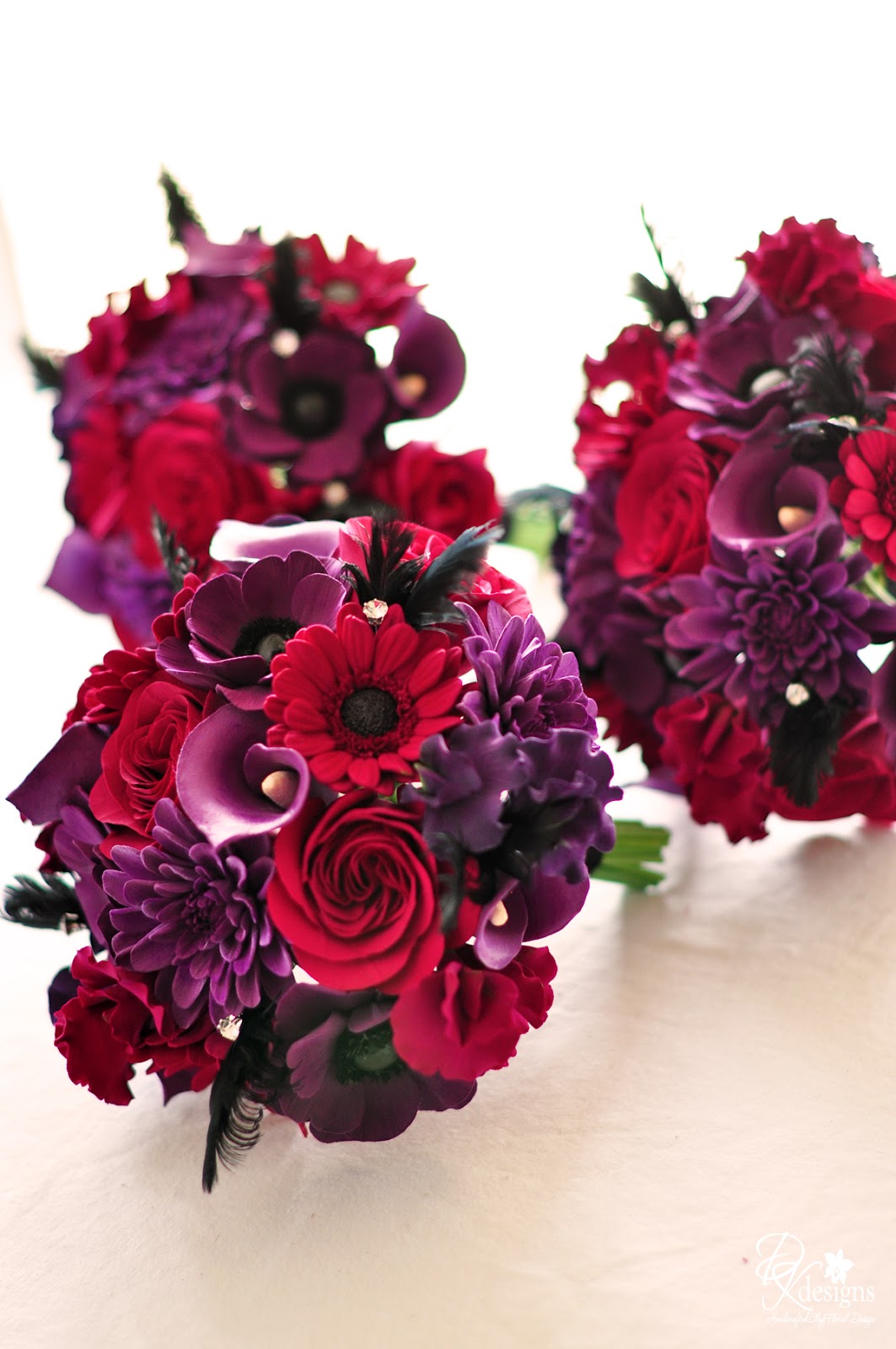 DK Designs 1920s Vintage Glam Inspired Wedding Flowers