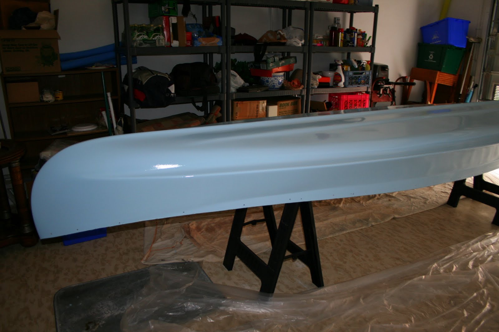 Florida Gheenoe Fishing Gheenoe Refurbish Pt. 2 Floor & Topside paint.