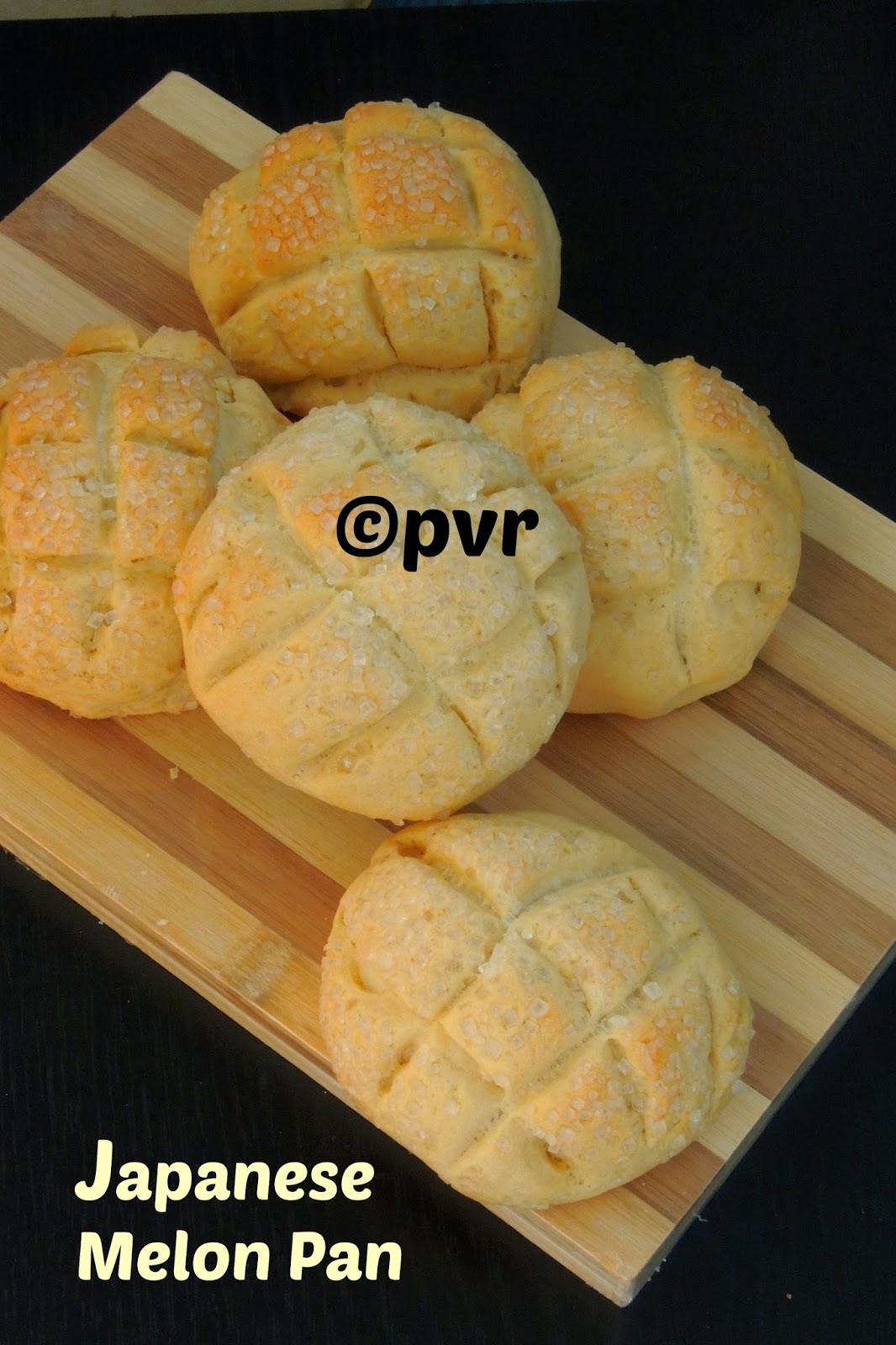 Priya's Versatile Recipes Japanese Melon Pan