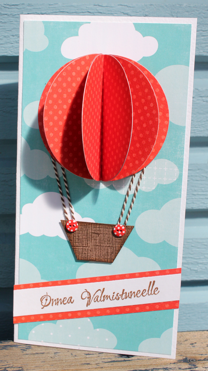 Crafting ideas from Sizzix UK Hot Air Balloon Card
