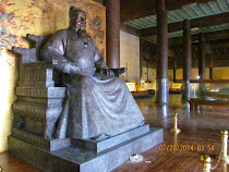 Statue of the Emperor Zhu Di, builder of The Forbidden City and parts of The Great Wall, Beijing