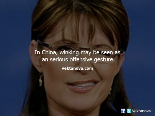 In China, Winking may be Seen as a Serious Offensive Gesture