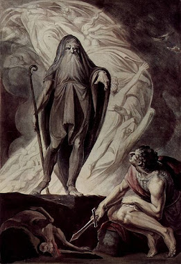 Tiresias appears to Ulysses during the sacrificing