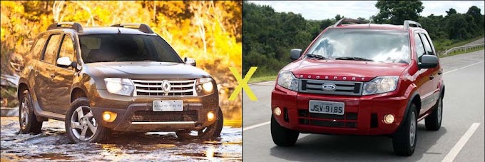 COMPARATIVO - FORD ECOSPORT x RENAULT DUSTER