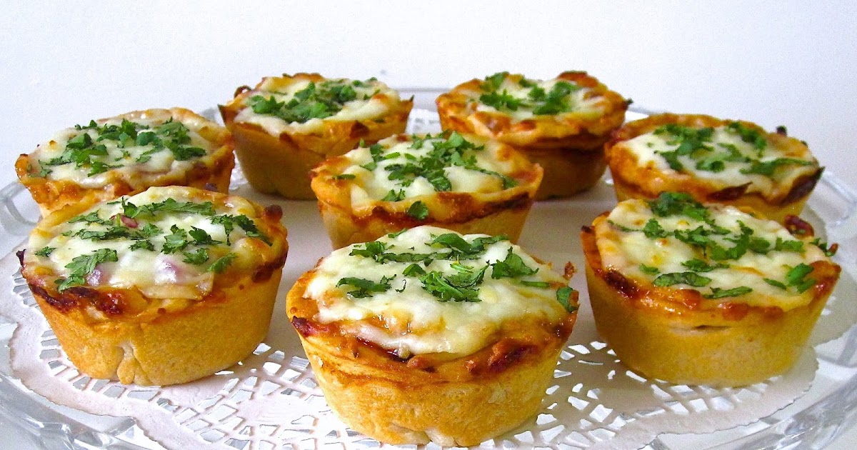 {VIDEO} Mini Deep Dish Cupcake Pan Pizzas (Pepperoni, BBQ Chicken