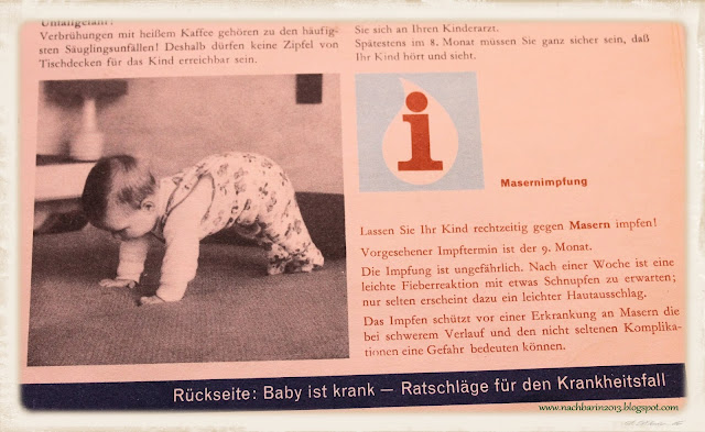 Die lästige Nachbarin: DDR Kalender: der 8. Monat (Krankheiten)