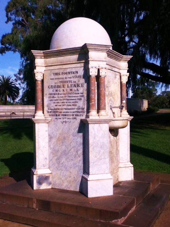 George Leake C.M.G..K.C. M.L.A. Memorial Fountain in 1902