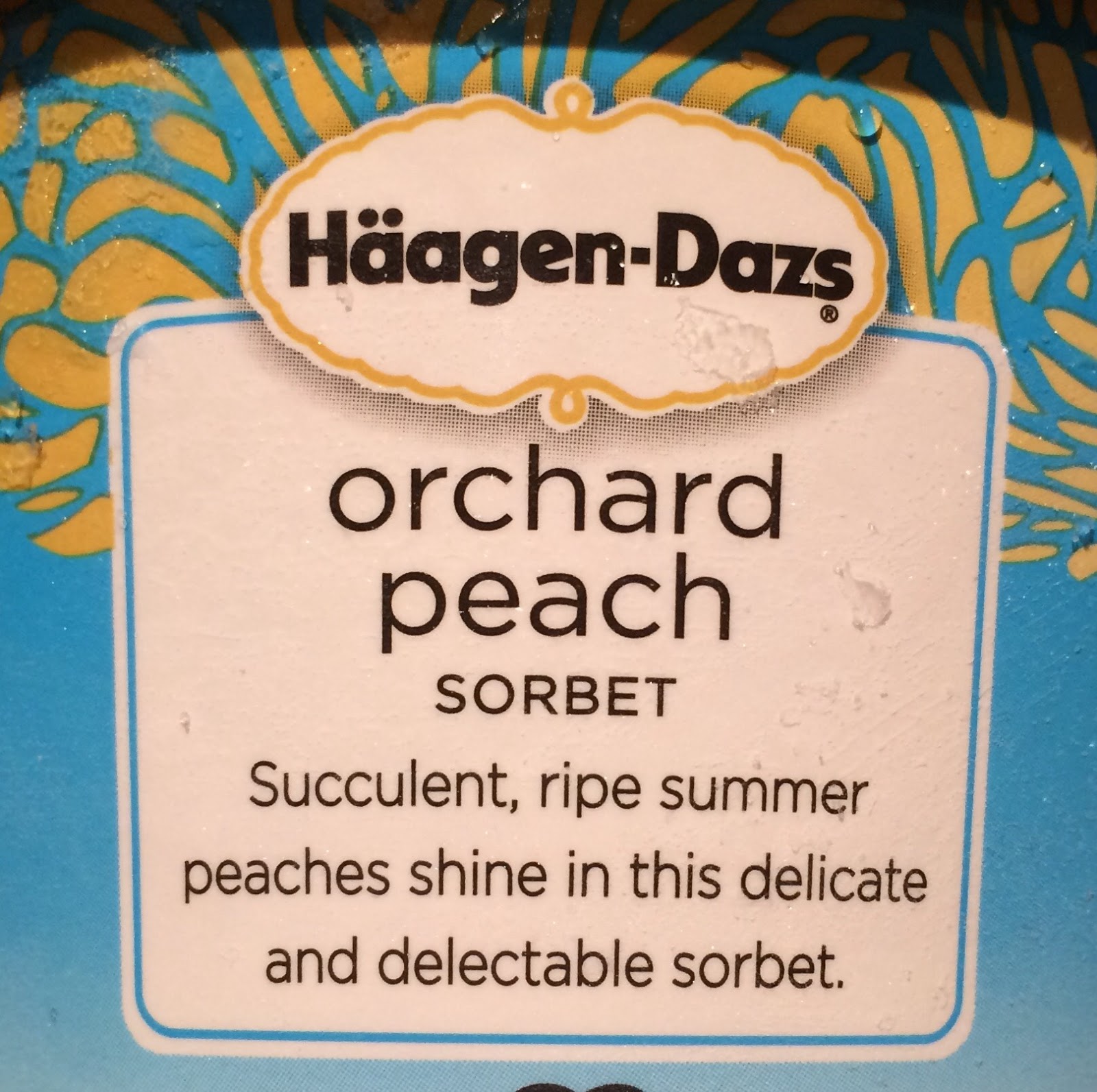 HäagenDazs Orchard Peach Sorbet / ハーゲンダッツ オーチャードピーチ ソルベ I'm Made of