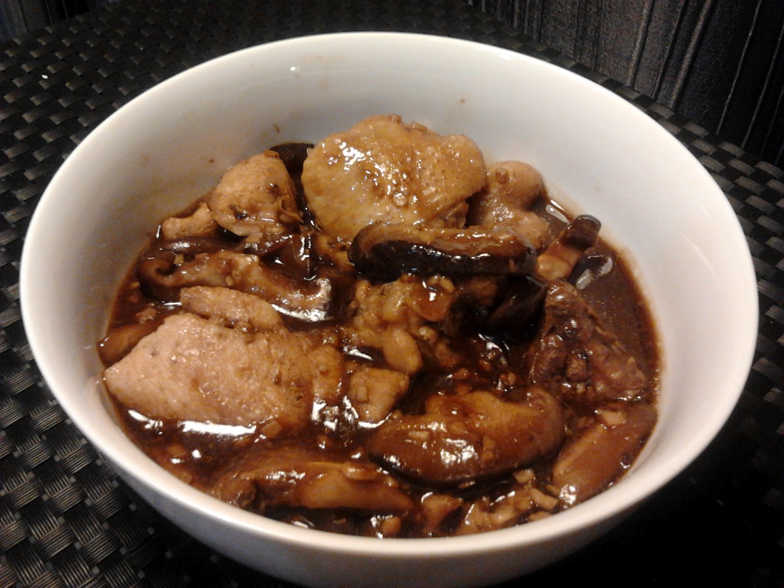 Stirfry Chicken and Shitake Mushroom with Oyster Sauce Shan's Recipes