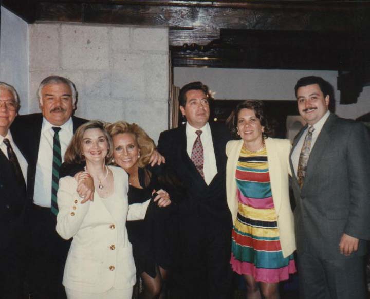 Con Adriana López Doriga y amigos