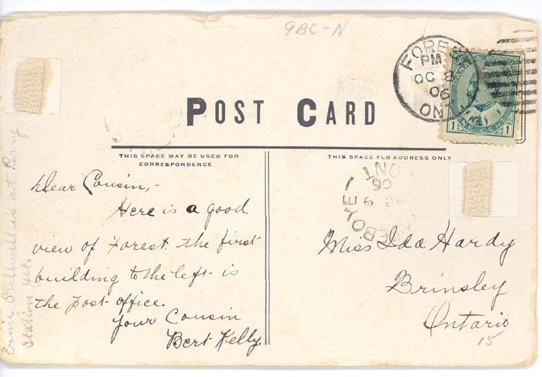 Example Of Postcard