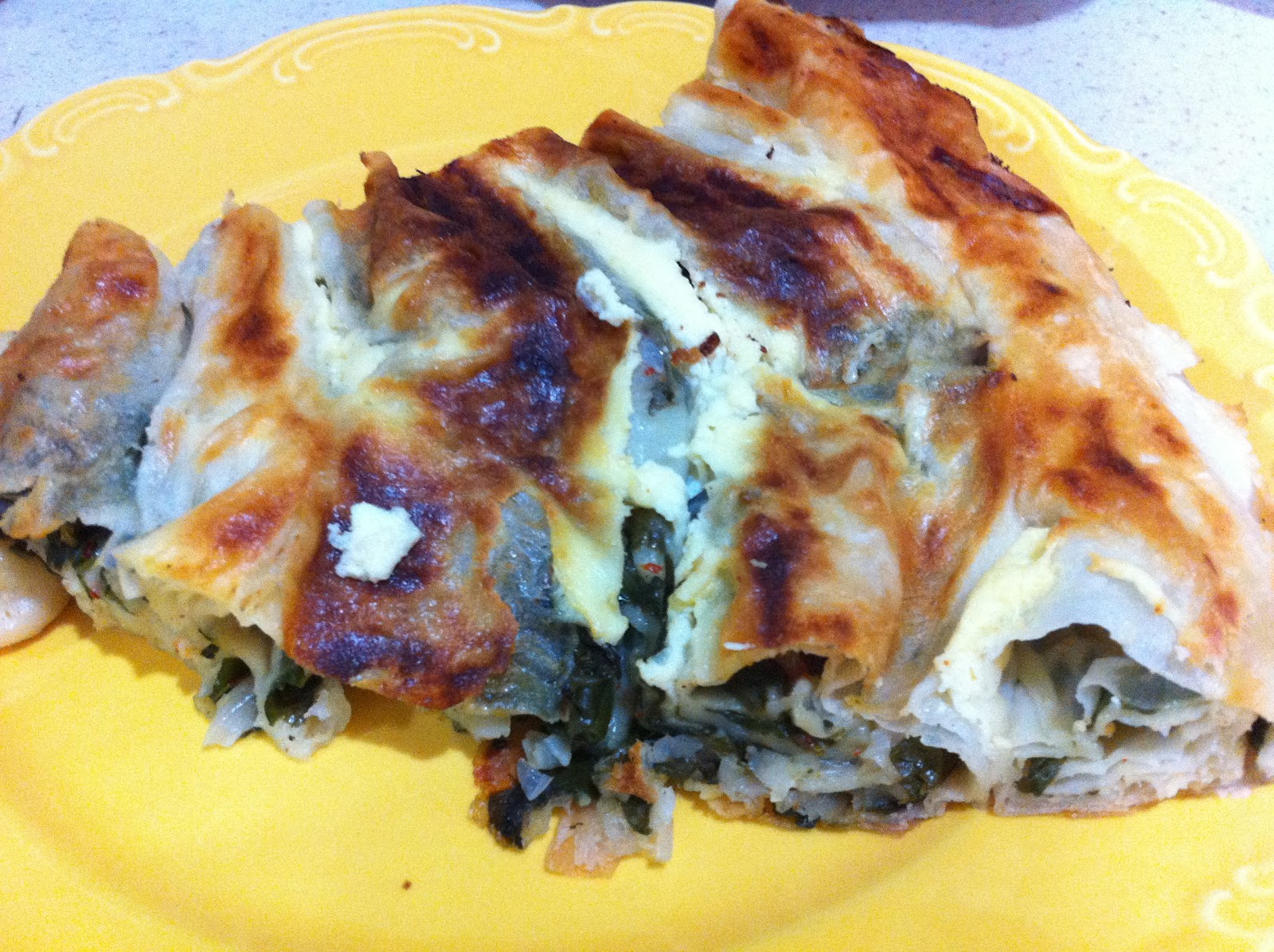 Nevin�in Yemekleri Ispanaklı Börek