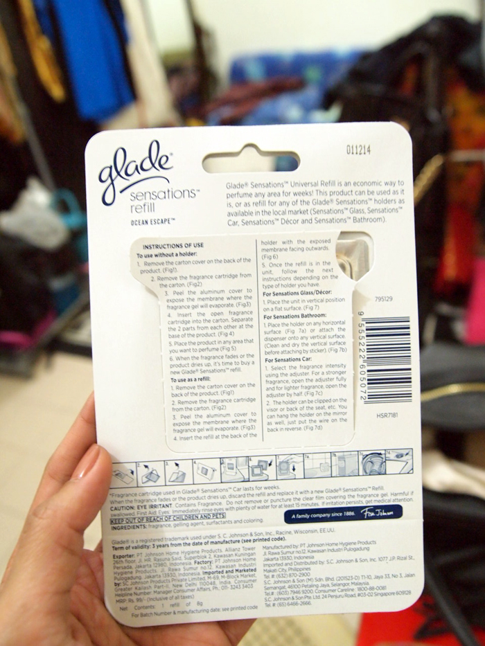 A Breath of Fresh Air GLADE Sensations! Drowning Equilibriums Aisa