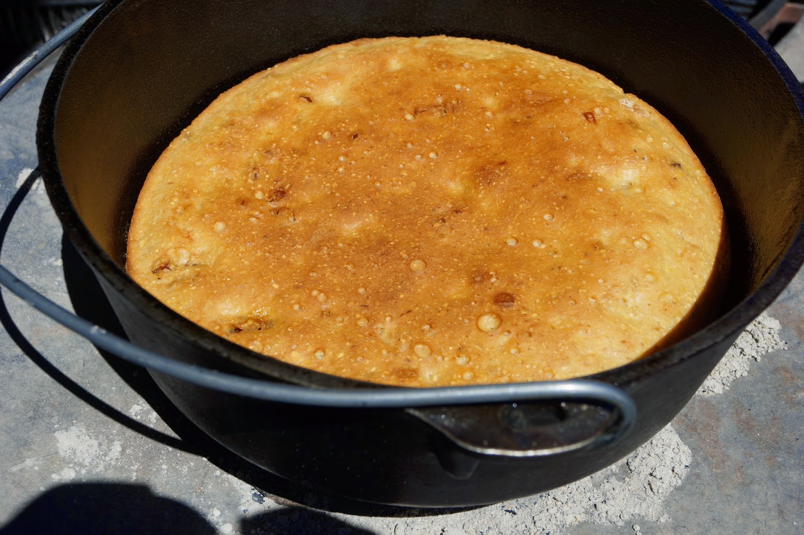 MAD MEAT GENIUS CANDIED BACON DUTCH OVEN CORNBREAD