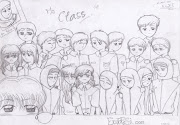 my first digital sketch :). my classmates chibi >u< (img )