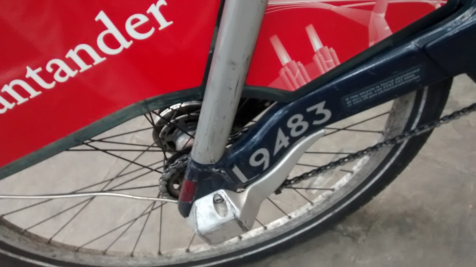 santander bike key