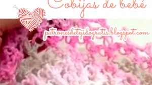 Cómo tejer cobijas para bebés paso a paso