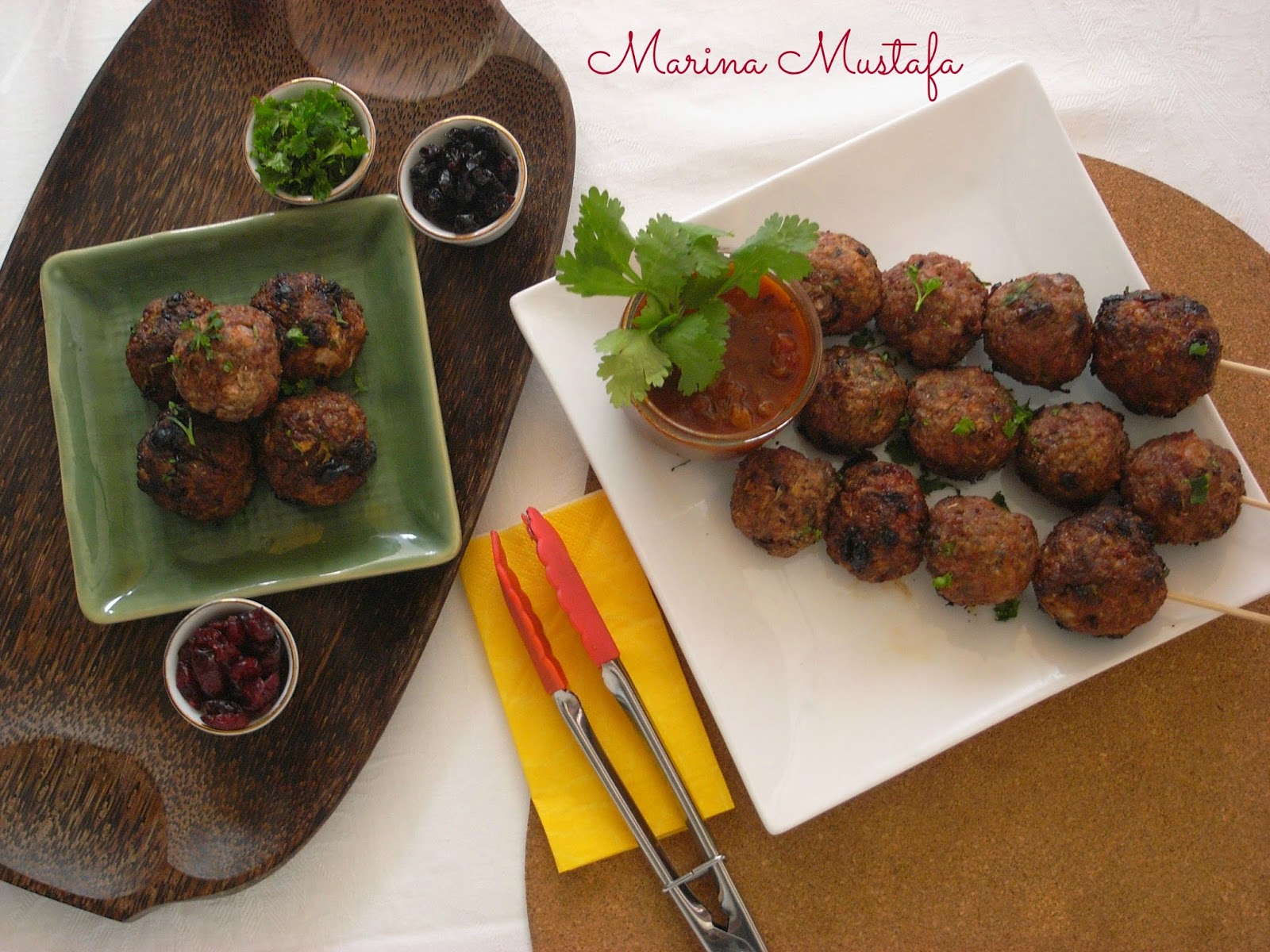 Meatballs (using the PHILIPS Air Fryer) Cooking with Marina Mustafa