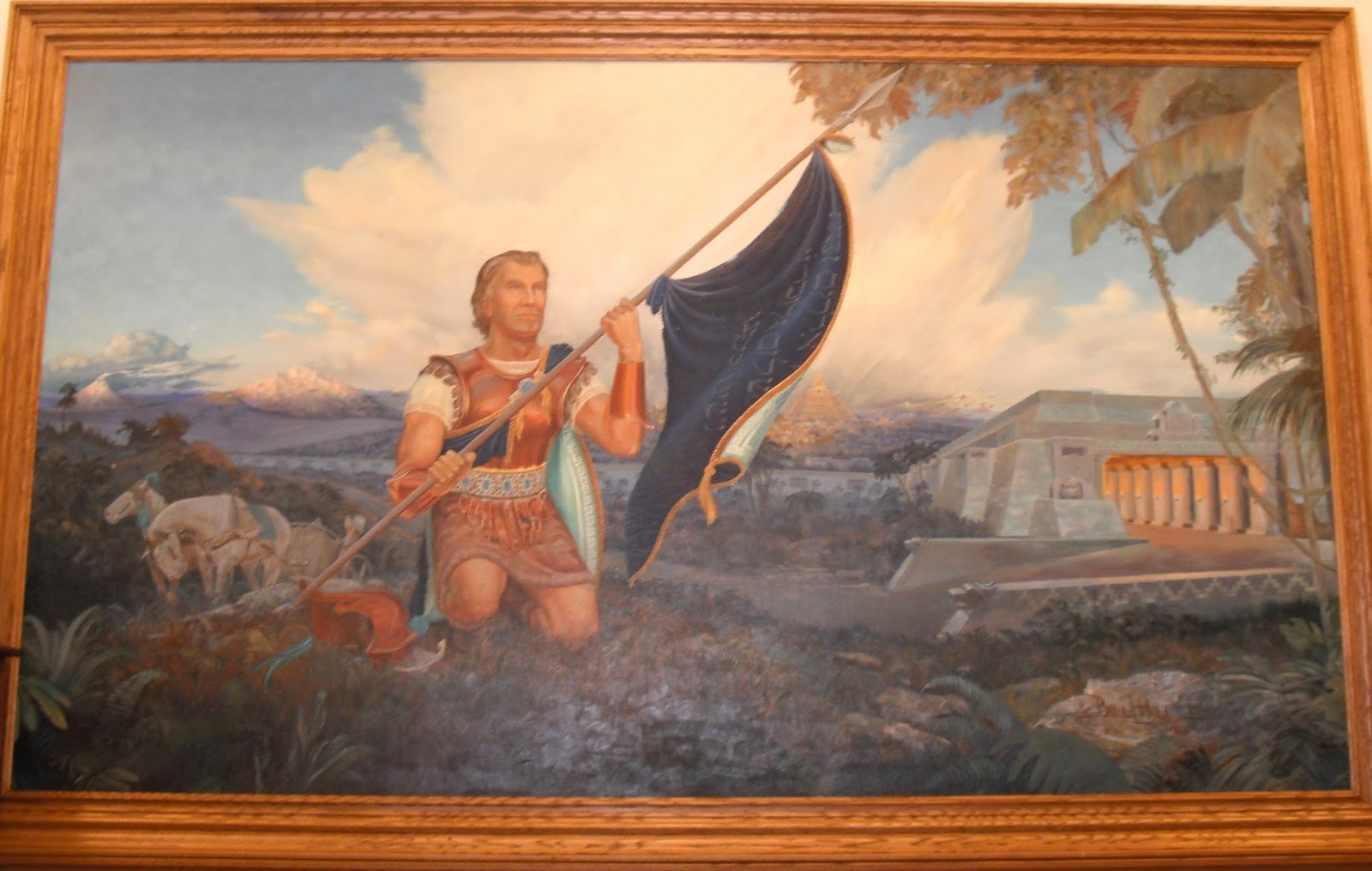 Historic Lds Architecture Whittier Ward Mural Details