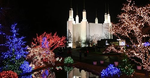 Mormon Temple Dc Christmas Lights 2021