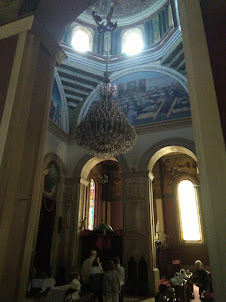 Inside  Trinity cathedral in Addis Ababa