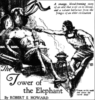Conan dräper den elefanthövdade Yag-Kosha