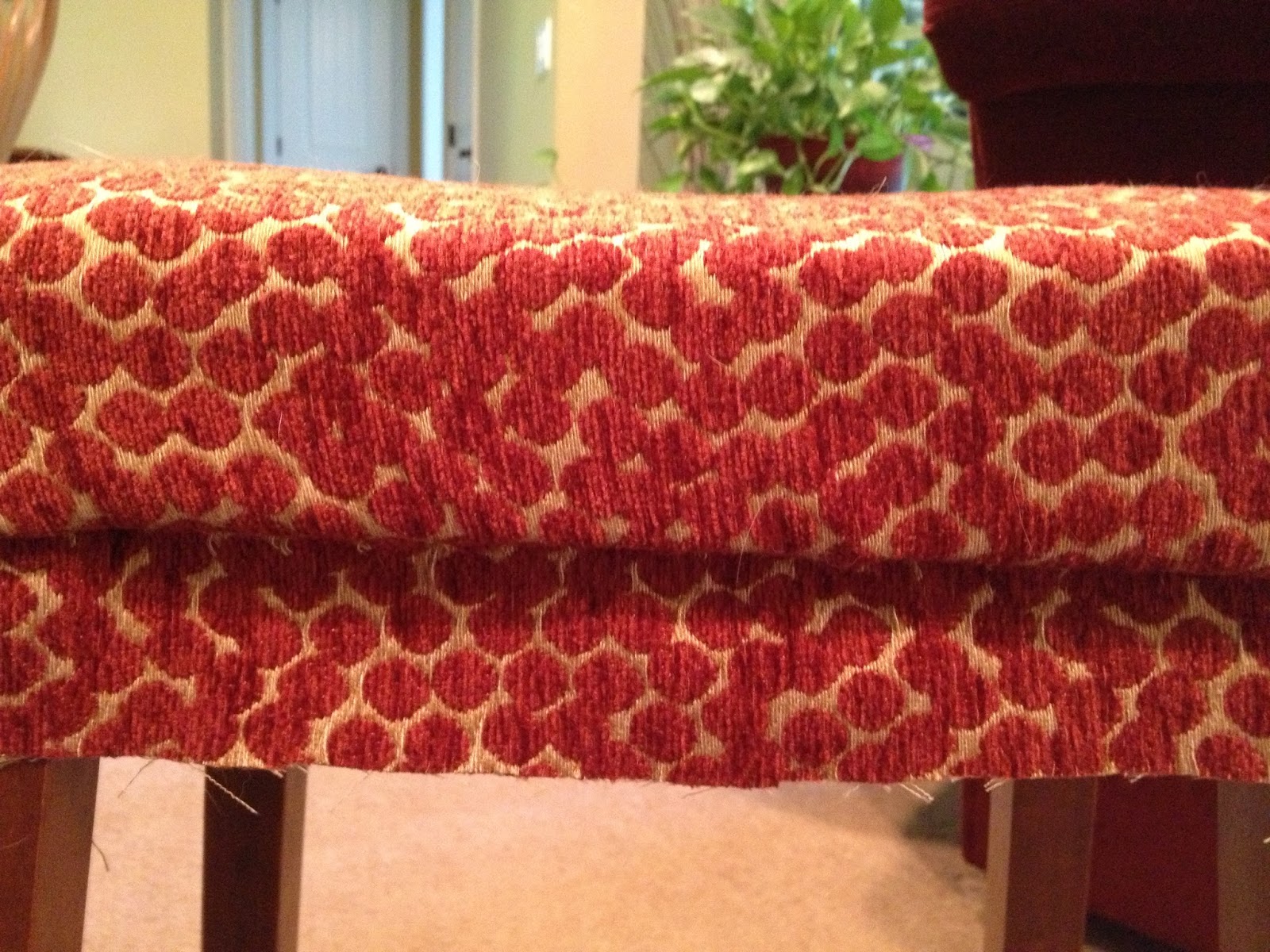 Happy House and Home How To Upholster a Stool Seat