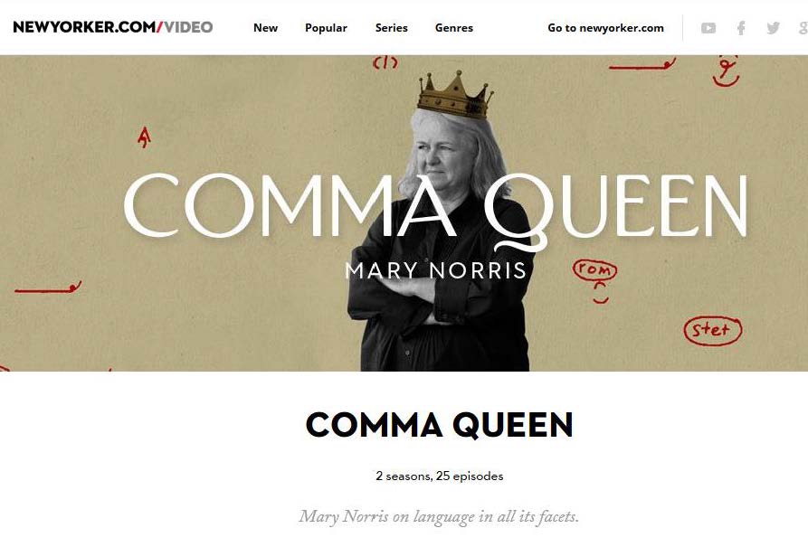 The New Yorker Comma Queen Video Series