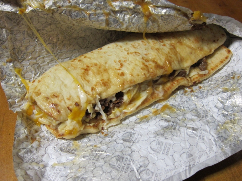 Review Taco Bell Triple Steak Stack Brand Eating