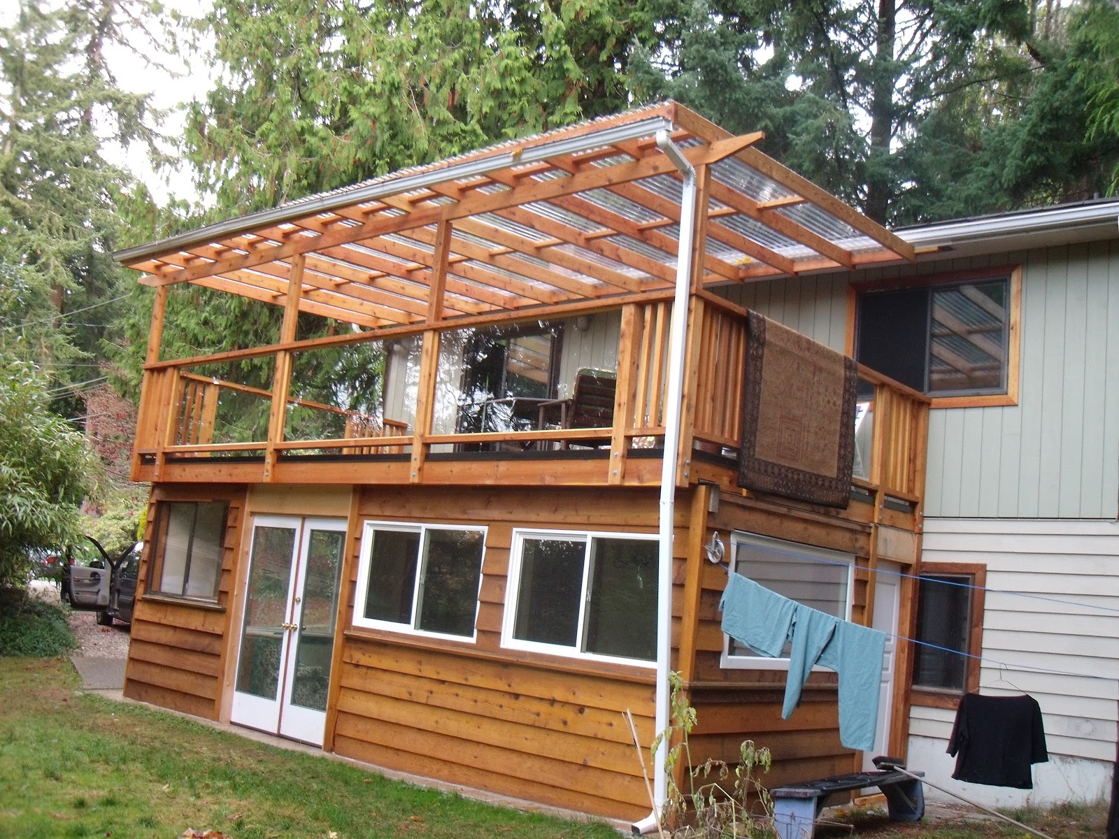MyCarpentry Deck Corrugated Patio Cover