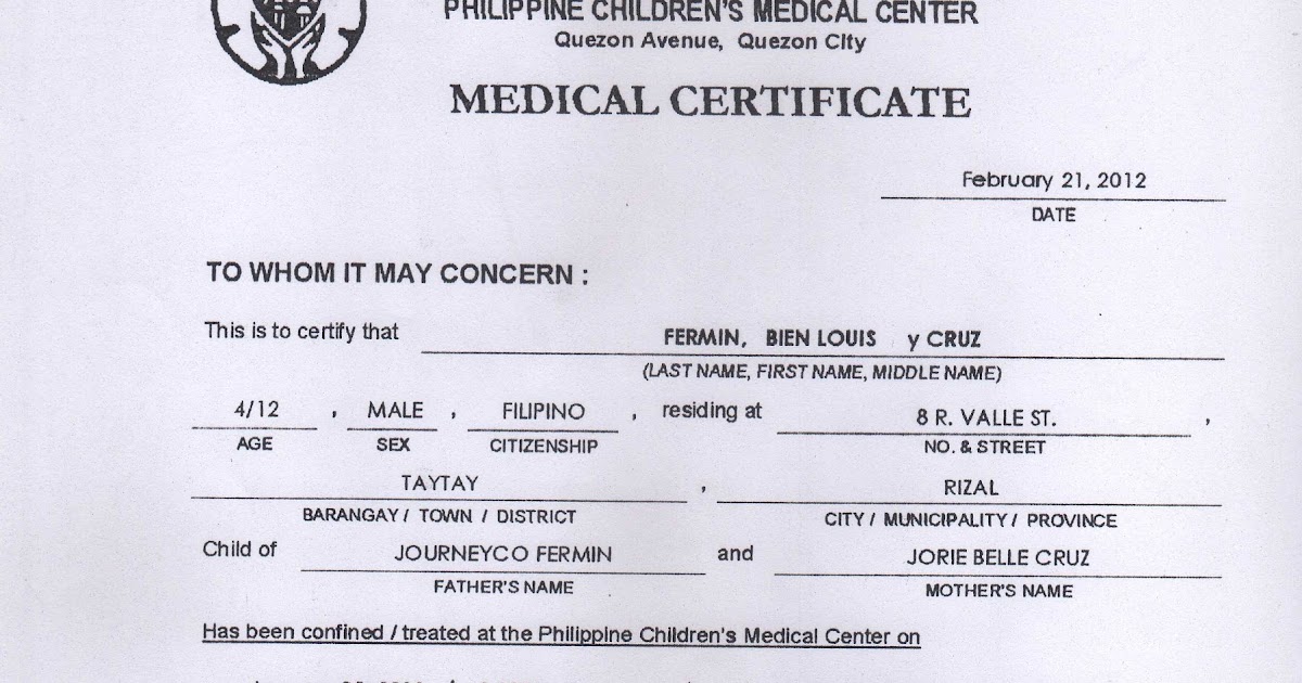 How To Get Medical Certificate Philippines