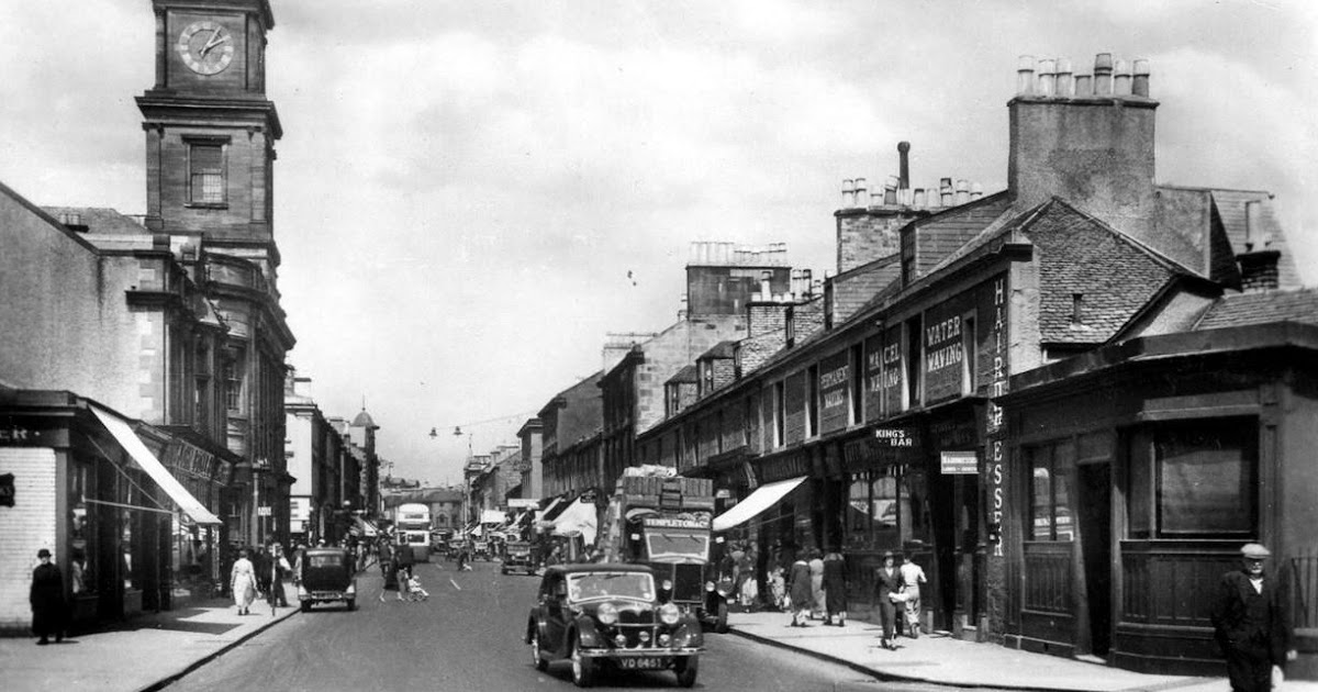 Tour Scotland Photographs Old Photographs King Street Kilmarnock Scotland