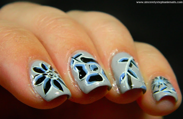 flower nail art