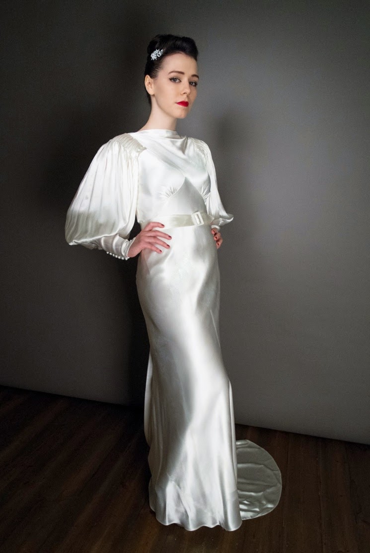 Vintage Satin Dress