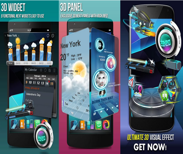 Next Launcher 3D Shell v3732 Cracked Latest APK4Free
