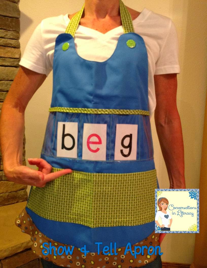 Conversations in Literacy Show & Tell Apron