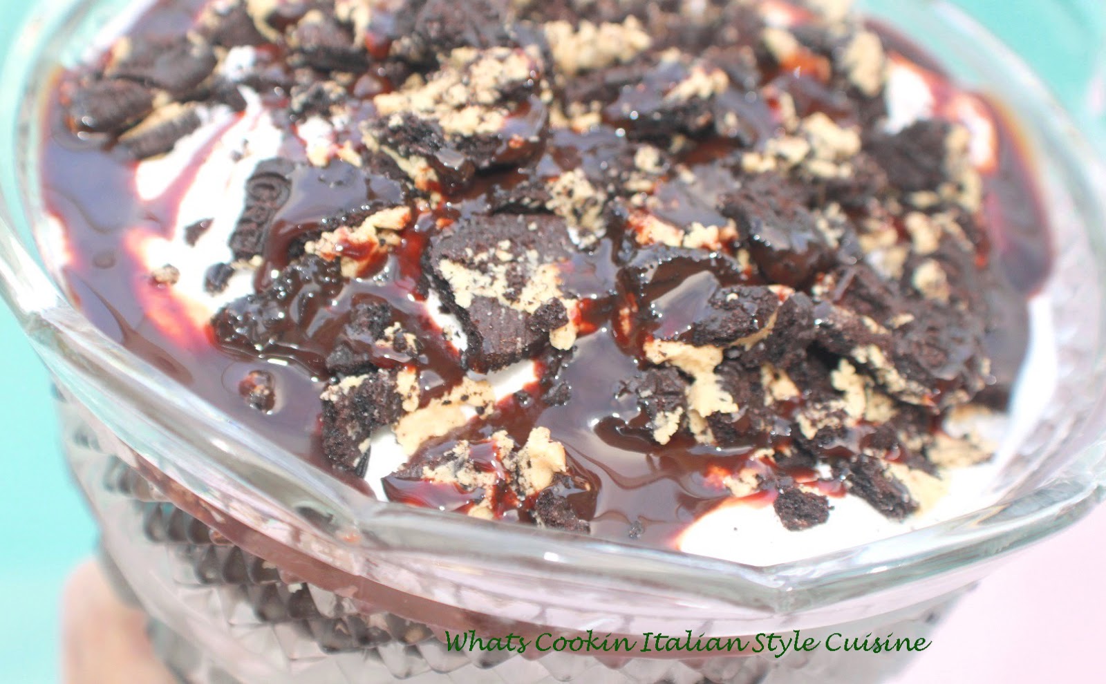 Chocolate Pudding Cookie Trifle Recipe What's Cookin' Italian Style