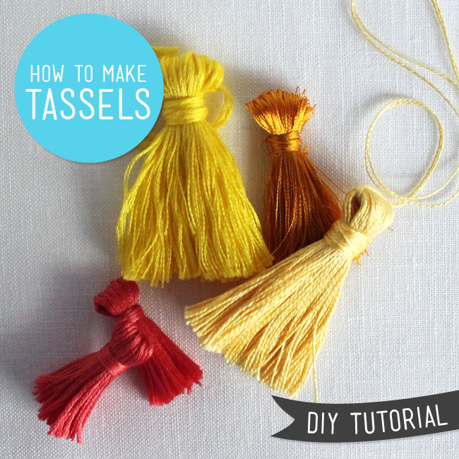 DIY Tutorial How to Make a Tassel Sew DIY Bloglovin’