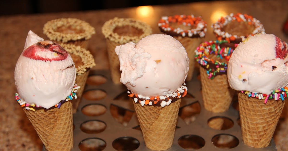 Chocolate Dipped Ice Cream Cones The Plaid and Paisley Kitchen