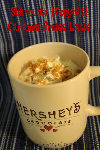 #Starbucks Caramel Brulee Latte {copycat} - make this fabulous #drink at home