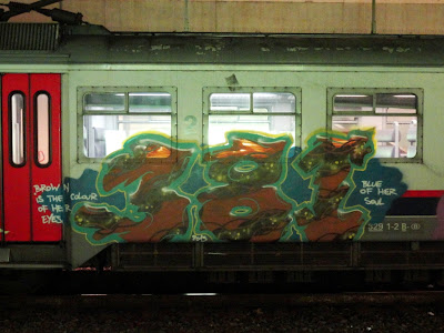 Graffiti on the Train