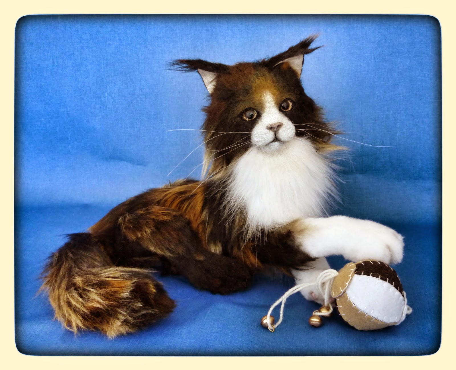 Kaleideascope Bear In Mind Mina A Calico Norwegian Forest Cat